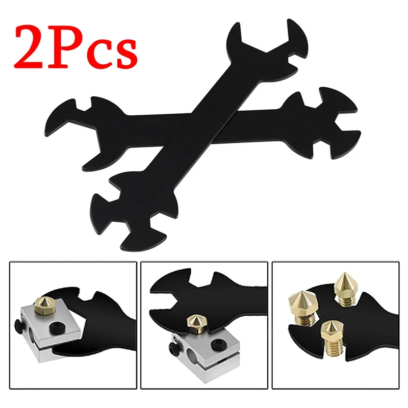 Aokin 2Pcs Multi-Function 5 In 1 Upgrade Wrench for Creality CR10 Ender 3 PRO MK8 MK10 V6 Nozzle Heater Block 3D Printer Parts | Компьютеры