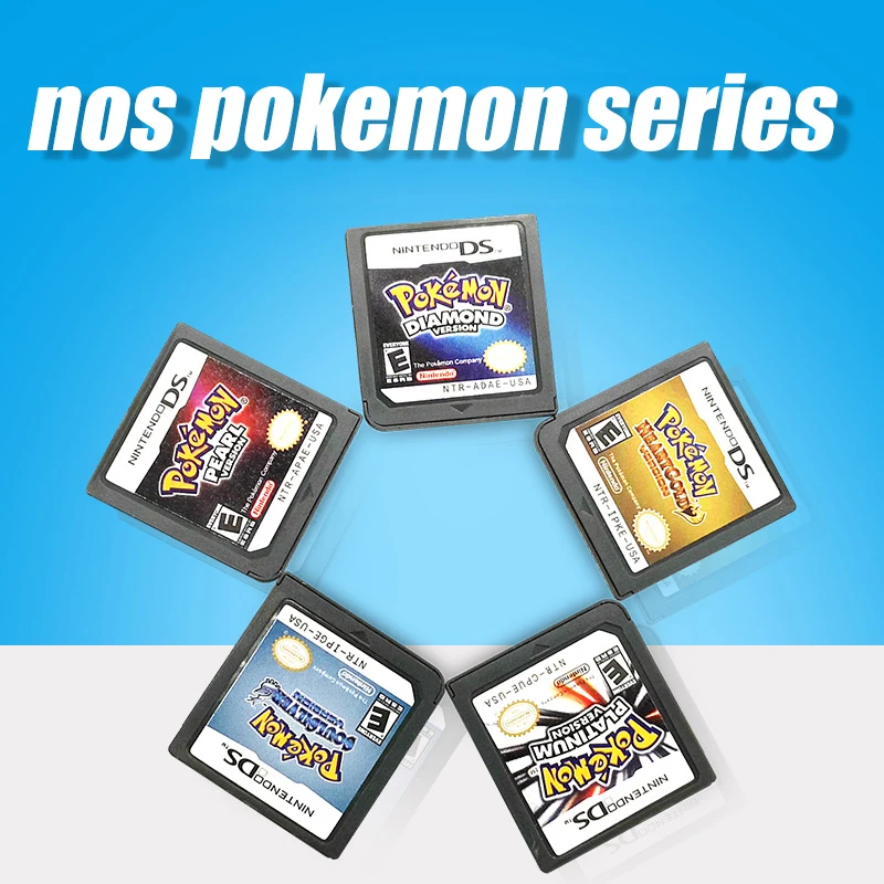 Картридж Консоли Карты на английском для DS 3DS 2DS NDS серии Pokemon Diamond Сердцевидное