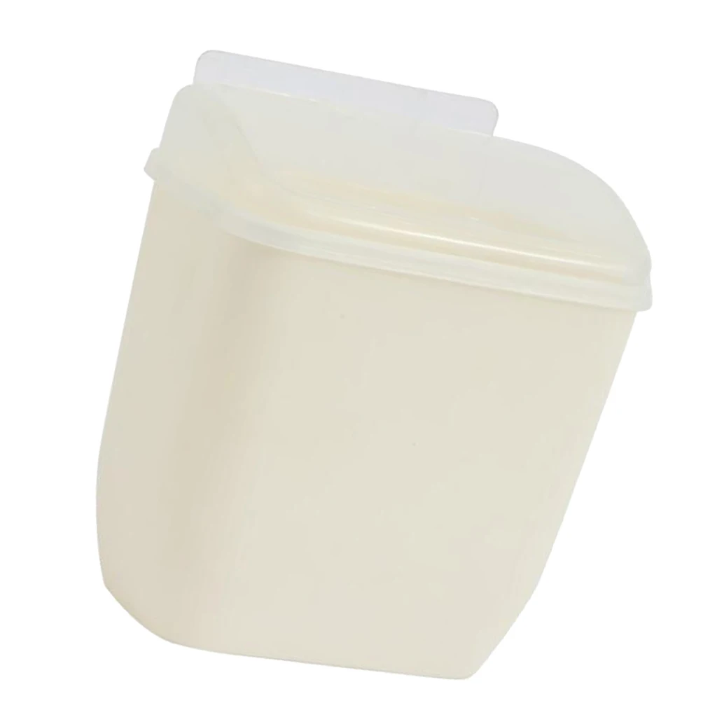 Wall Mounted Plastic Cabinet Kitchen Hanging Trash Can Wastebasket Rubbish Bin Door-Mounted Rubbish Bin Home Hanging Dustbin