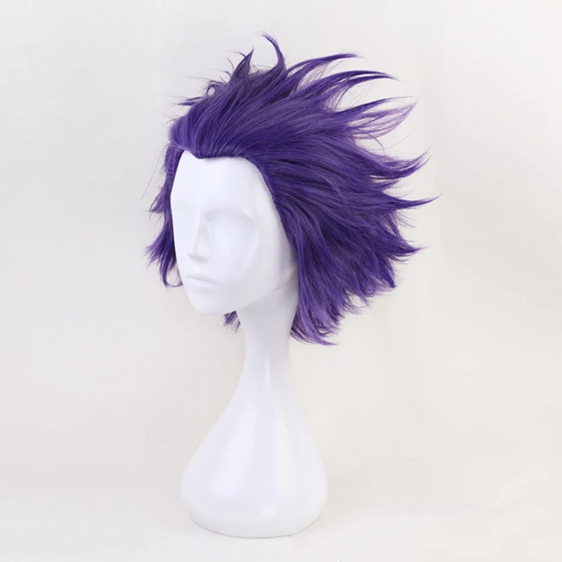 Boku no Hero Academy Shinsou Hitoshi Shinso парик косплей костюм мой герой Academy короткие фиолетовые парики синтетические волосы+ парик шапка