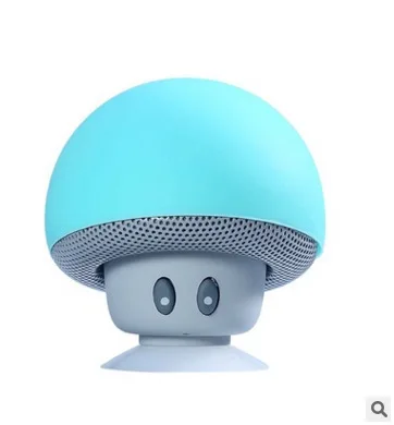 Green Мультфильм Гриб беспроводной Bluetooth динамик водостойкая присоска Мини Bluetooth динамик аудио открытый портативный кронштейн - Цвет: Green