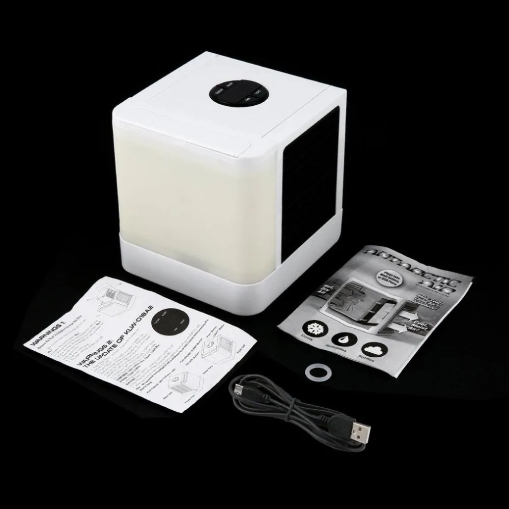 Air Conditioner Humidifier Light Desktop Air Cooling Fan Air Cooler Fan
