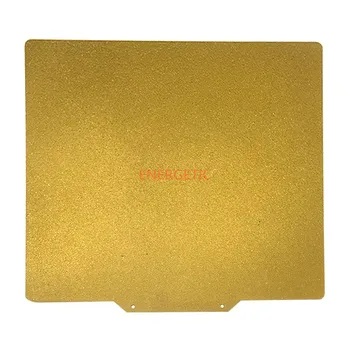 

ENERGETIC New 377x370mm One Side Powder Coated Textured Ultem(PEI) Spring Steel Sheet Flex Plate for Ender-5 plus 3D Printer