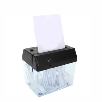 

Dual-purpose Wastebasket A6 Folded A4 Home Office Strip Desktop Cutting Machine Electric USB Shredder Portable Paper