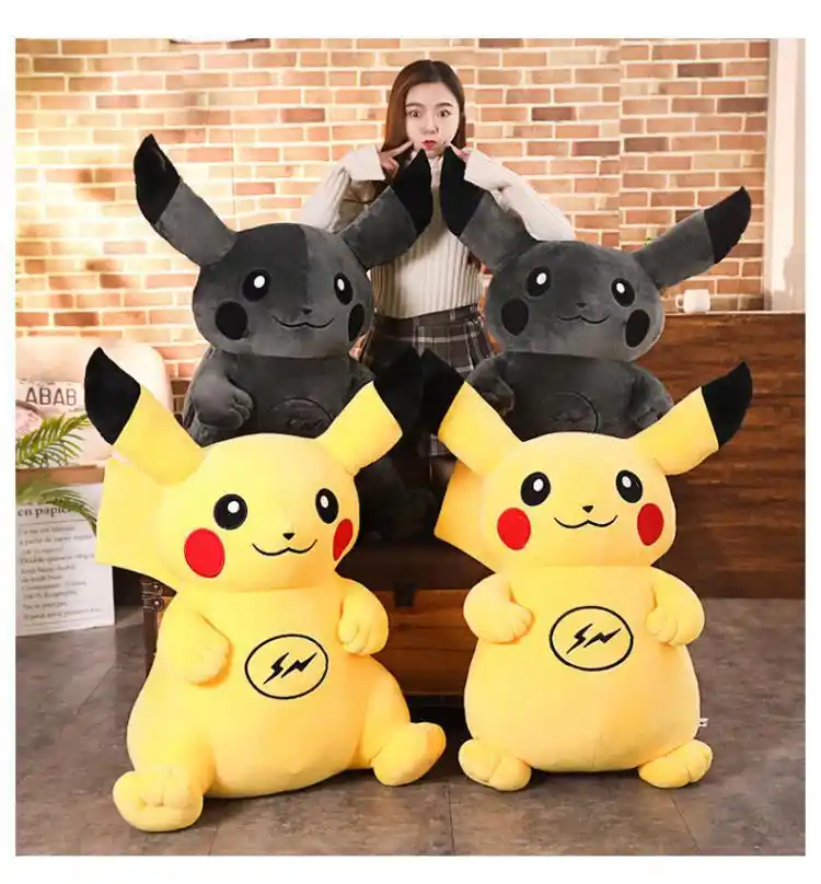 black pikachu doll