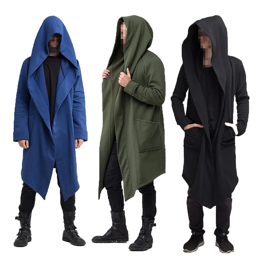 long coat with hoodie