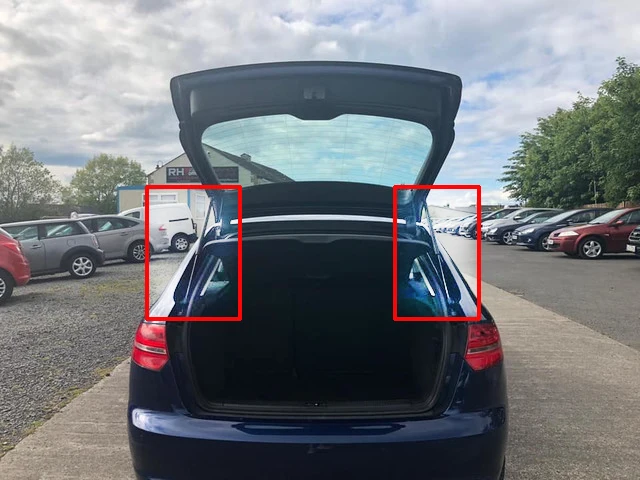 Углеродное волокно для Audi A3(A3/8 P) хэтчбек 2003-2013 авто задний люк багажника Boot Lift поддерживает газовые стойки газовые пружины амортизаторы