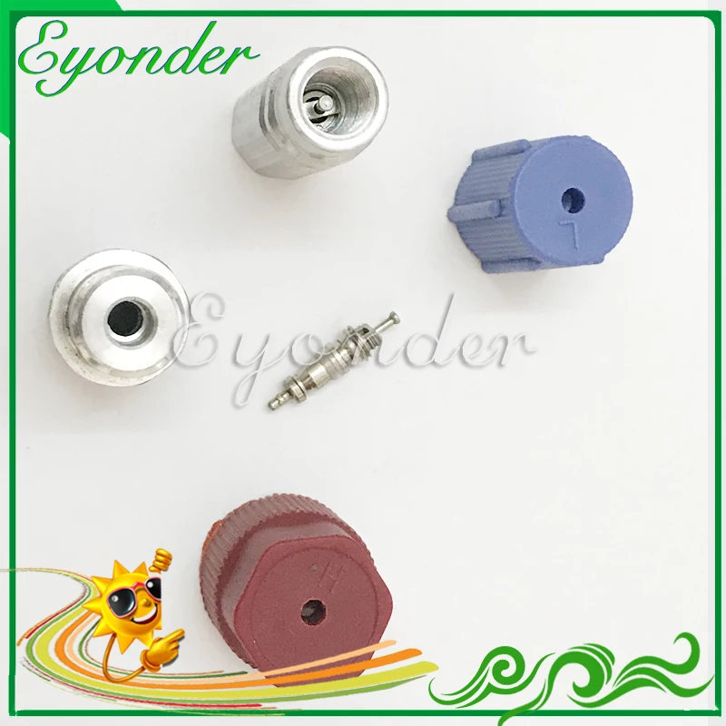 A/C AC кондиционер для воздуха Aircon Fiiling клапан Schrader Core cap system для Volkswagen POLO J-ETTA сиденье Audi Skoda