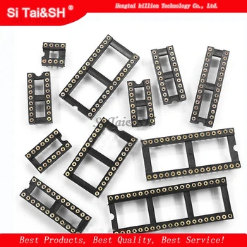 

10PCS Round Hole IC socket Connector DIP 6 8 14 16 18 20 24 28 40 pin Sockets DIP6 DIP8 DIP14 DIP16 DIP18 DIP20 DIP28 DIP40 pins