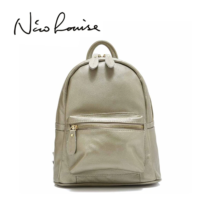 

2019 Highest Quality Women Genuine Leather Backpack Youth Feminine Small Backpacks Hot Infant Children Kids Backpacks Book Bag