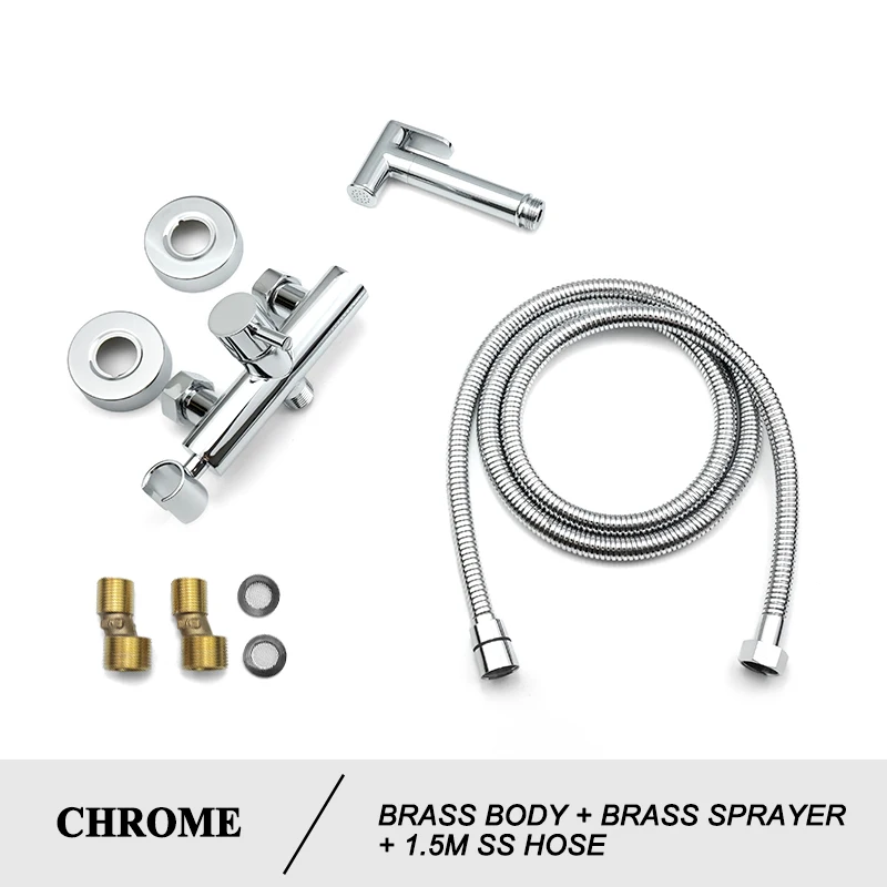 Chrome Set SS Hose