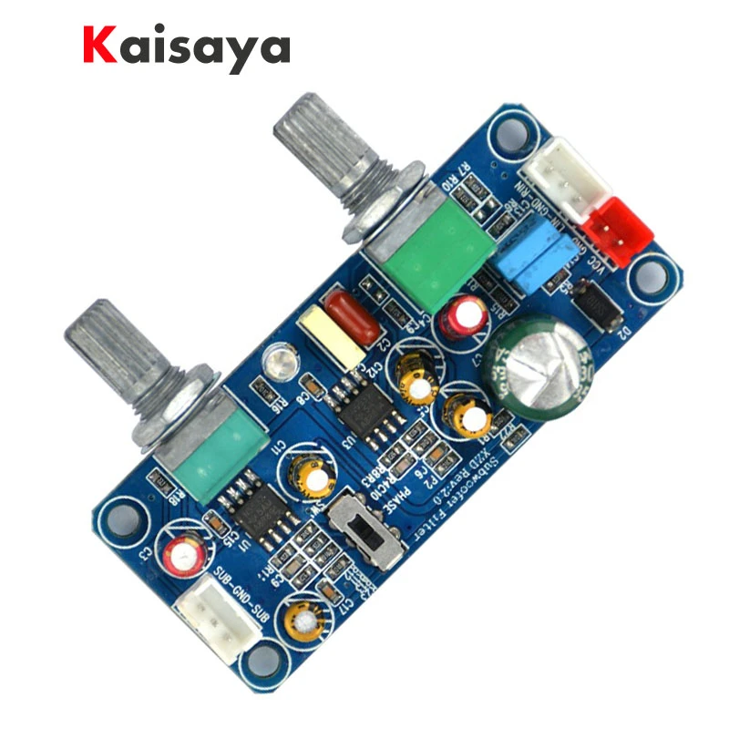 Pre-AMP Single Low Power Pass Filter Bass Subwoofer Amplifier Board DC 9-32V