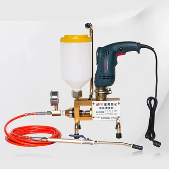

Epoxy polyurethane injection pump 1300W concrete pump grouting machine for repair cracks waterproof grout Trapping Equipment