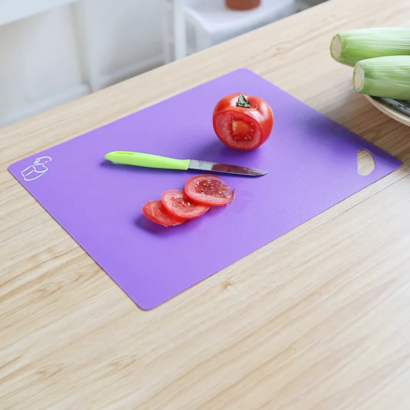 6 шт./компл. Non-slip отверстие для подвешивания разделочная доска антибактерий разделочная доска Еда ломтик вырезать измельчительный Блок Бар Кухня инструменты