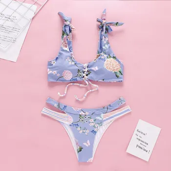 

Lady's Chic Bikini Front Closure Bathing Suit 2020 New Bikinis Women Swimsuit Pads Push Up Bikini Brazilian Swimwear Biquini