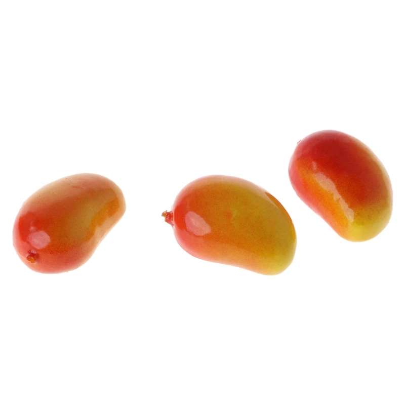 

20pcs Lifelike Simulation Artificial Mango Fake Fruit Disply Home Party Decor