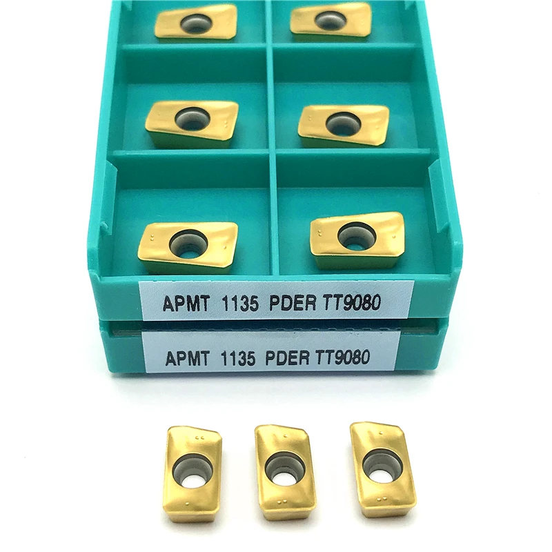 

APMT1135 PDER TT9080 Carbide Insert Milling Turning Tool CNC metal lathe tools APMT 1135 Indexable tool turning insert