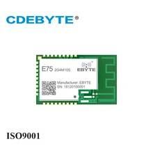 Ebyte E75-2G4M10S JN5169 2,4 ГГц ZigBee модуль IoT Ad Hoc сеть 10dBm 512kb Flash 32 бит RISC процессор печатная плата IPEX SMD РЧ передатчик