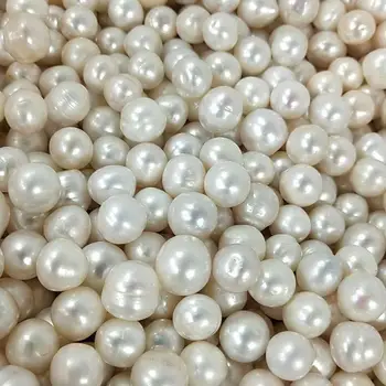 

HOT CHEAP WHOLESALE 12-13mm Super Big Size Potato Shape Natural Real Pearls, Loose Freshwater Pearls, 50PCS/LOT