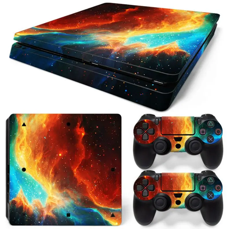6 Новое поступление для PS4 тонкий стикер кожи для playstation 4 консоль и контроллеры для PS4 тонкий Геймпад контроллер наклейка - Цвет: 6