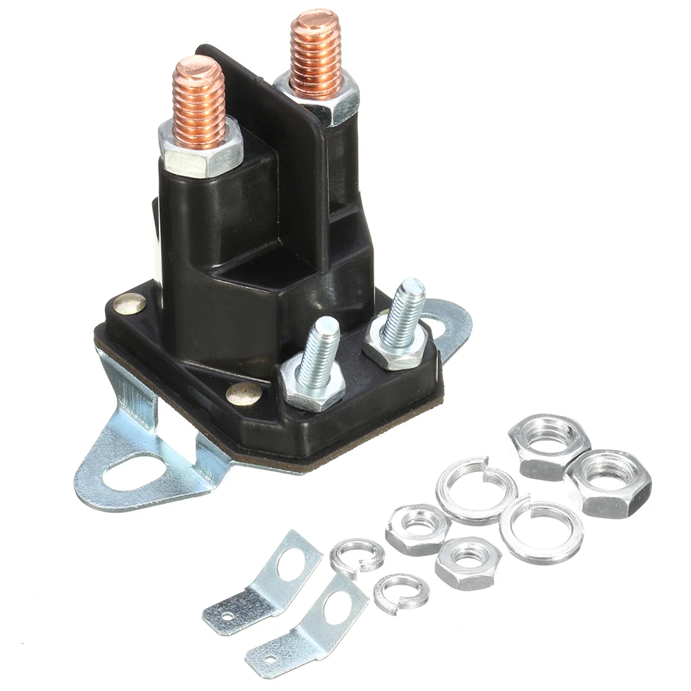 

Universal 4 Pole Starter Solenoid Relay Switch Replace for MTD Ride On Lawnmower Lawn mower accessories