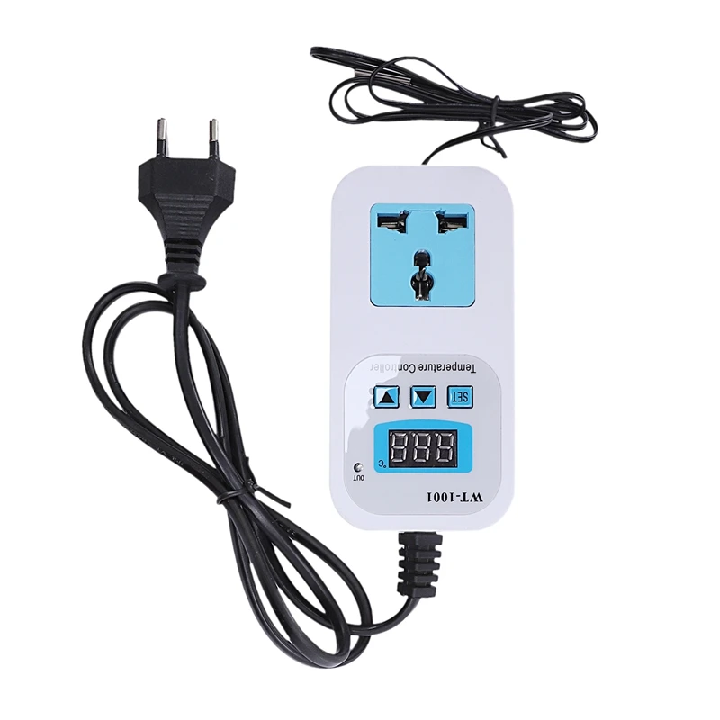 Wt-1001 Intelligent Digital Display Temperature Control Electronic Temperature Controller Control Instrument Switch Adjustable T