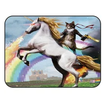CHARMHOME мягкий ковер Противоскользящий коврик Радуга Кошка езда Единорог замок ковер для гостиной коврик для домашнего декора