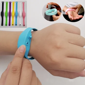 

2020 New Style Hot Sale Gel Disinfectant Sterilizing Silicone Wristband Hand Dispenser