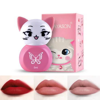 

3 pcs/Set Matte Velvet Lip Gloss Set Liquid Matte Waterproof Lip Tint Long Lasting Moisturizing Non-stick Cup Lipstick