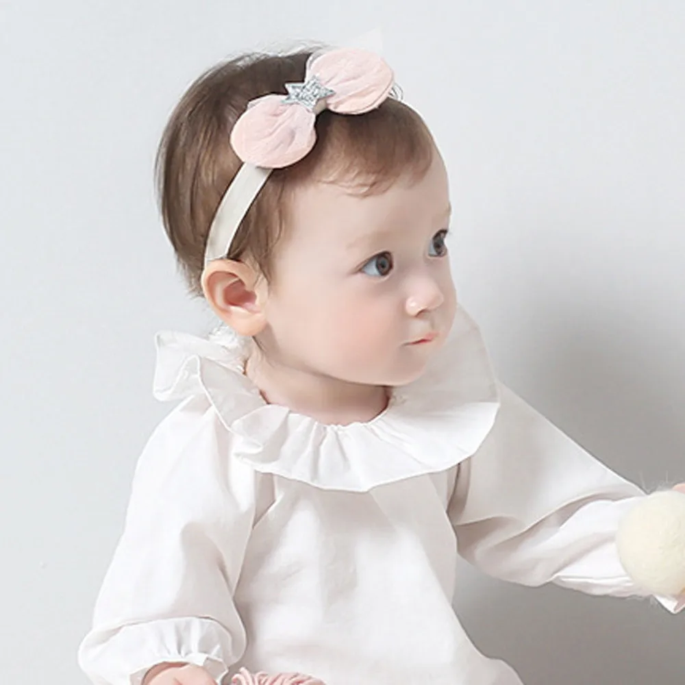 Baby Headwear Girls Princess Bowknot Sequins Headband Newborn Toddler Kid Baby Hair Accessories Girls Bow Turban Bab
