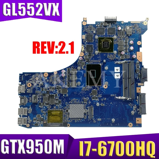 $US $294.31  GL552VX Motherboard For ASUS ROG ZX50V GL552V GL552VX Laptop motherboard GL552VW REV 2.1 Mainboard 