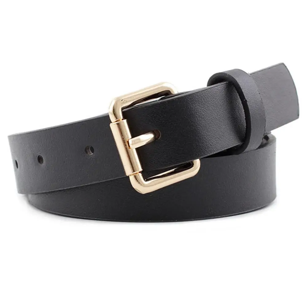 Model 2 Black AKTRIS/женские ремни пряжки из кожи высокого качества, дамские ретро тонкие ремни для женщин 2,3 см LDWJ002 - Цвет: Model 2 Black
