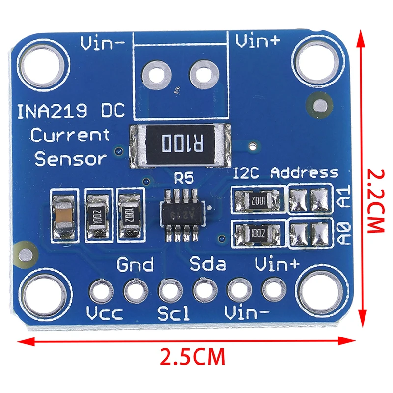 INA219 MCU-219 I2C port zero drift/ Bi-directional current / power monitoring sensor module sos panic button