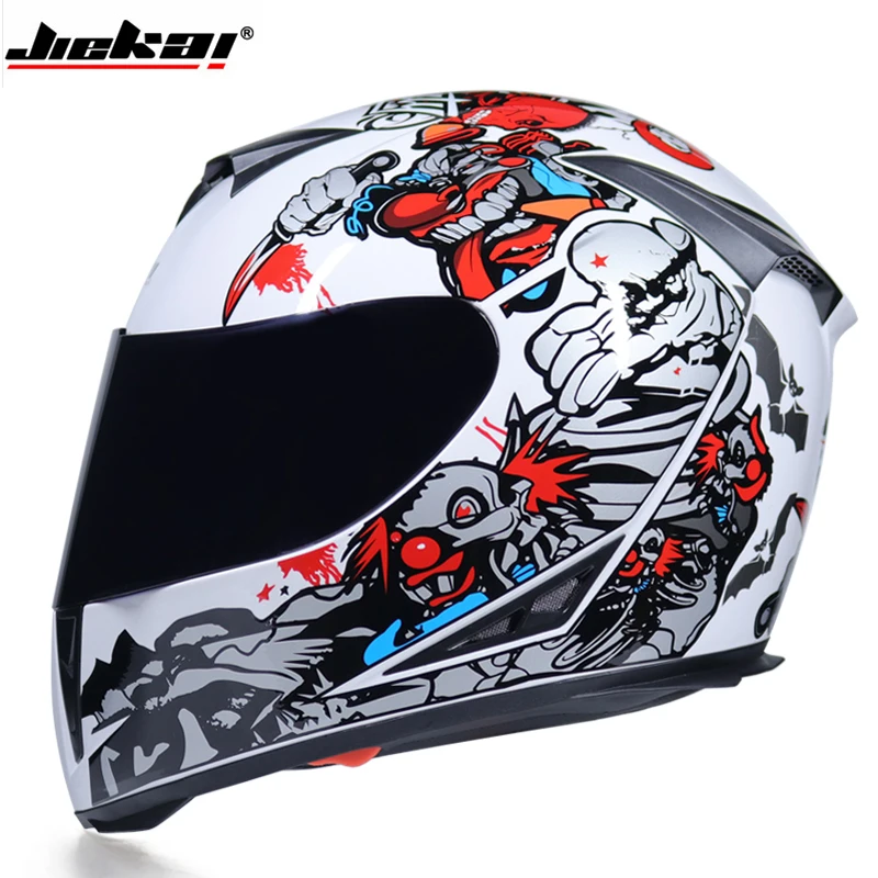 Двойной объектив мотоциклетный шлем анфас классический мотоциклетный картинг шлем горный велосипед ATV мотоциклетный головной убор casco capacete