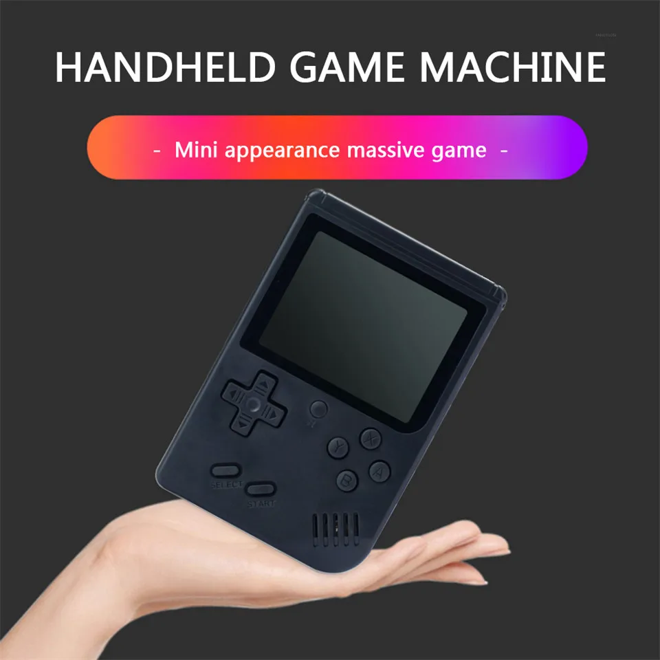 Portable Mini Handheld Video Game Console 8-Bit 3.0 Inch Color LCD Kids Color Game Player Built-in classic games