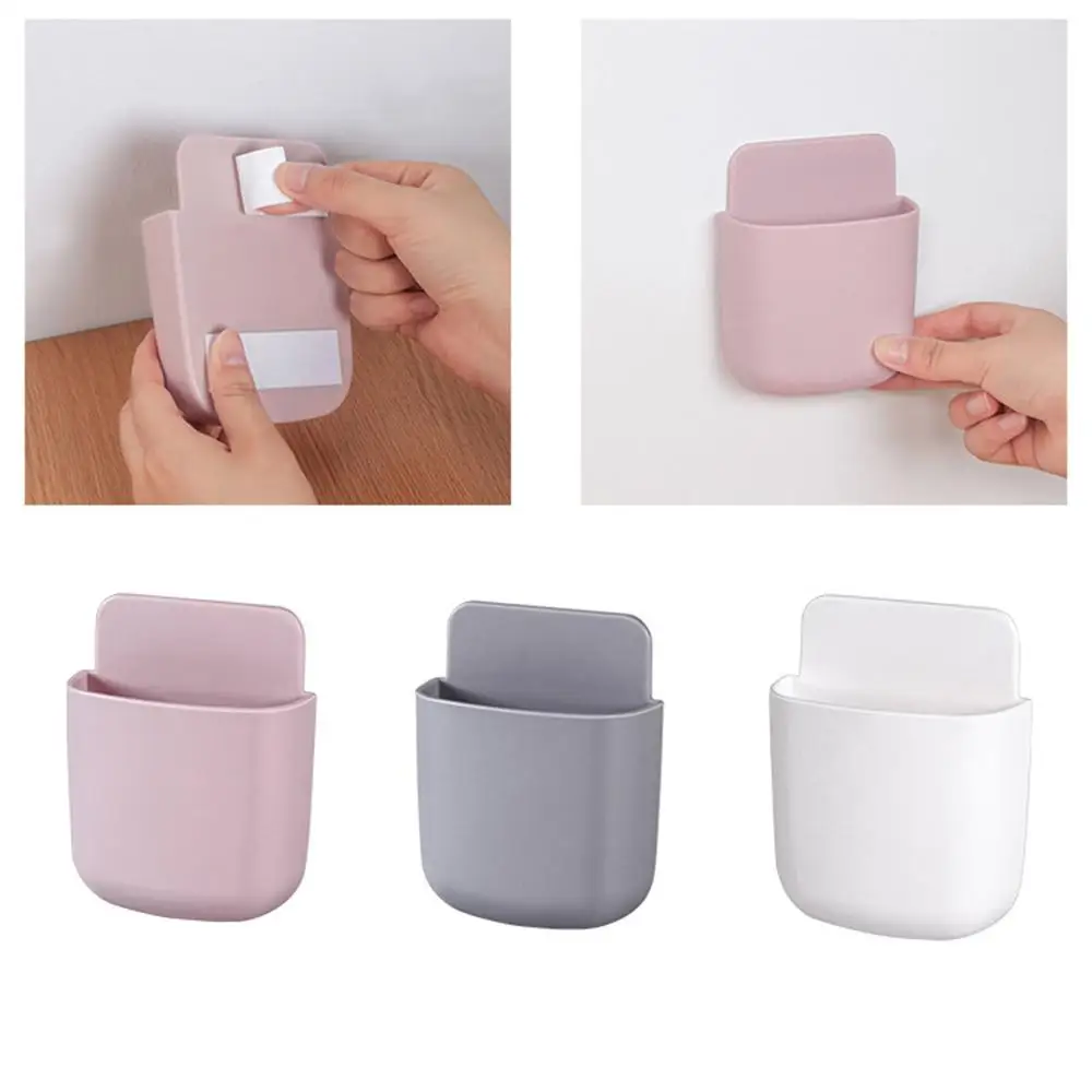 

storage box Free Punch Wall Hanging storage organizer Remote Control Home Bedroom Remote Control Shelf organizador &3s12