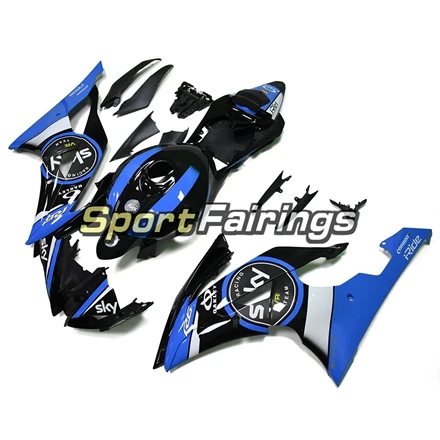 Корпус для Yamaha YZF-600 R6 08 09 10 11 12 13 14 15 16 обтекатели ABS пластиковые комплекты для литья под давлением корпуса для автомобилей, черный, синий