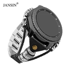 22 мм роскошный винтажный ремешок из натуральной кожи для samsung gear S3/Galaxy Watch 46 мм ремешок для huawei watch gt часы браслет ремень