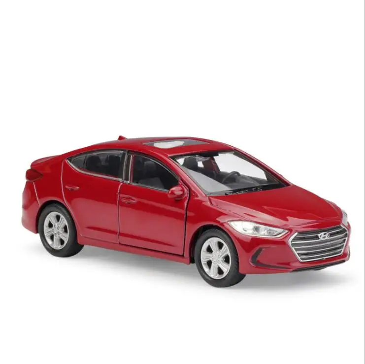 Игрушка hyundai elantra масштаб 1:36 модель Литая автомобиля игрушка с отрывной спинкой