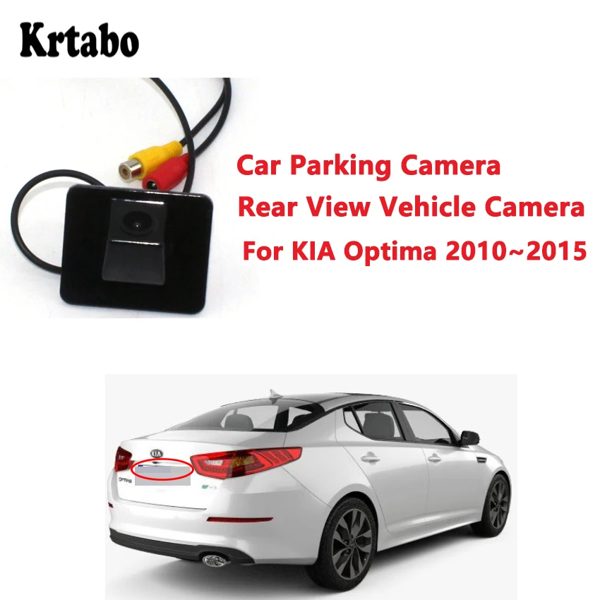 Камера заднего вида Krtabo парковочная камера с ночным видением HD CCD для KIA Optima 2010 2011