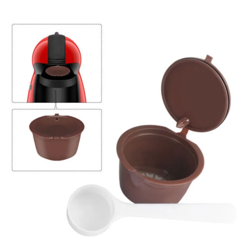 Многоразовая капсула для кофе для dolce-gusto машина горячего шоколада фильтр набор товары для домашнего сада