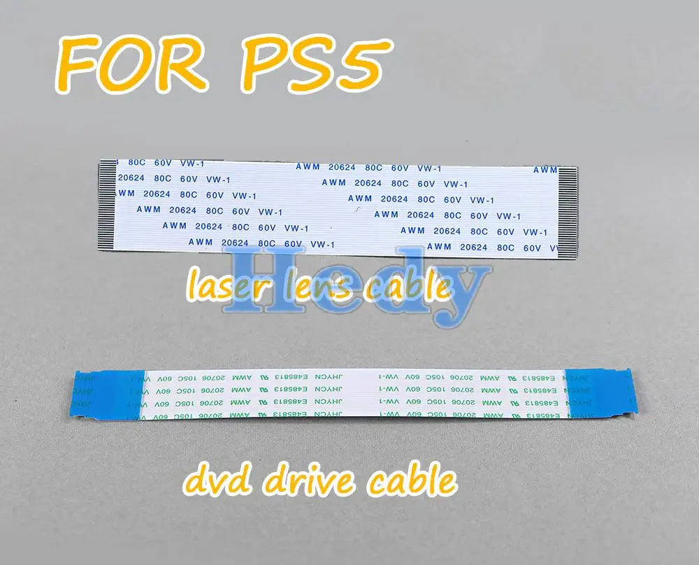 10 Pezzi Di Ricambio Per Controller Sony Ps5 24Pin Dvd Drive Flex Cable 40Pin Laser Lens Ribbon Cable Per Console Playstation 5