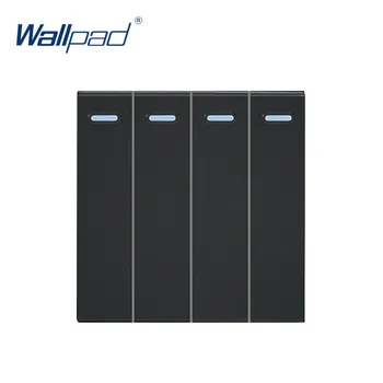 

Wallpad 4 Gang 1 Wall Button Switch Rocker Switch Function Key For Module only 55*55mm
