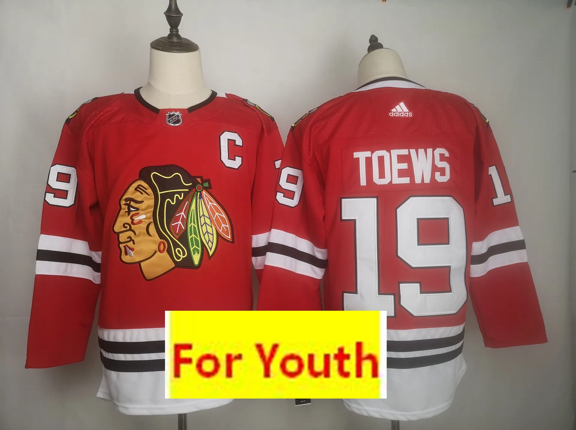 Новинка, все сшитые Молодежные Майки Chicago#88 atrick Kane#19 Jonathan Toews