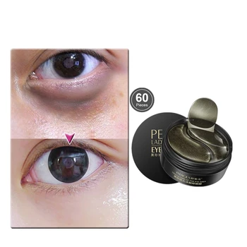 

Sea Black Pearl Essence Eye Mask Face Mask Moisturize Gel Eye Patches For Eye Bags Anti Wrinkle Dark Circles Eye Pads 60Pcs