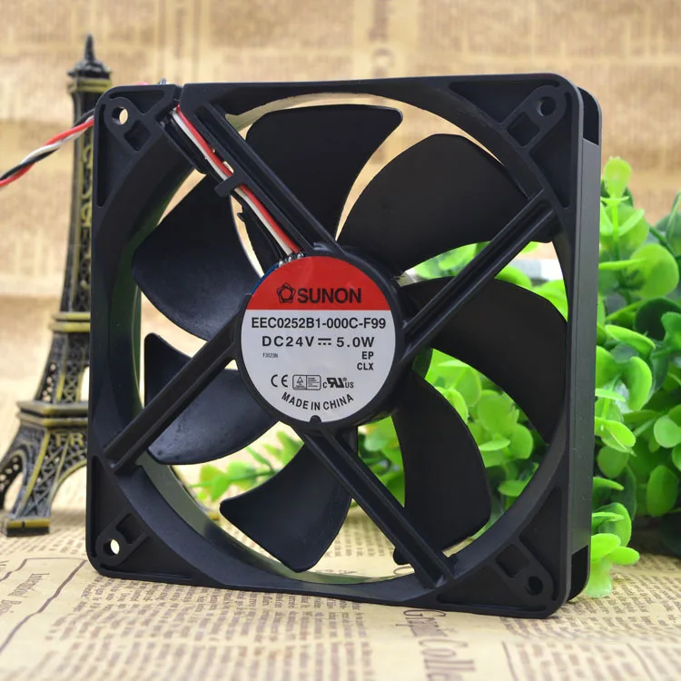 Установить для Sunon EEC 0252B 1-000C-F9912025 24V 5.0W2cm инверторный вентилятор