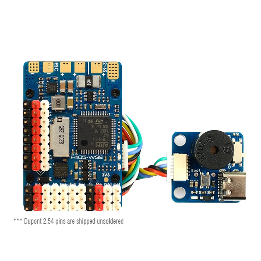 25x25 мм MATEK F405-WSE MPU6000 Baro OSD Blackbox F4 Контроллер полета 2-6S Для беспилотных летательных