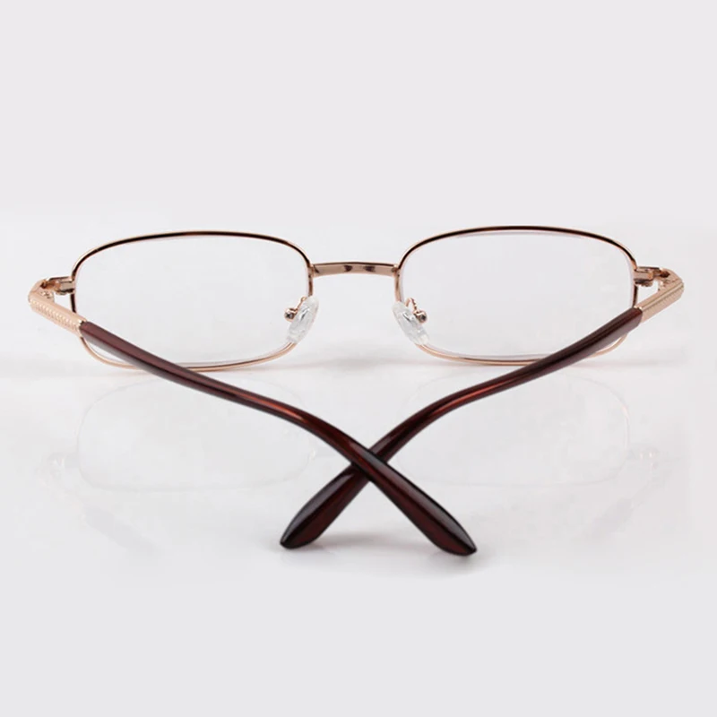 Reading Glasses Ahora Men Glass Lens Metal Presbyopia Anti-fatigue 0 +0.5 0.75 1.0 1.25 1.5 1.75 2.0 2.5 2.75 3.0 to 6.0