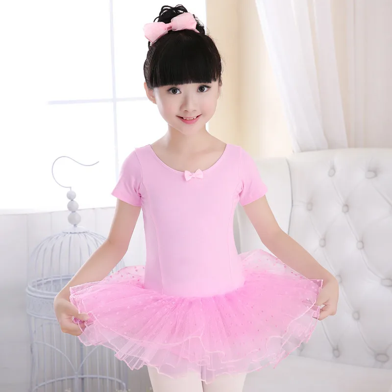 

2015 Fashion Long/Short Sleeve Soft Lace Dance Ballet Dress For Children Infanta Dance Ballet Dress