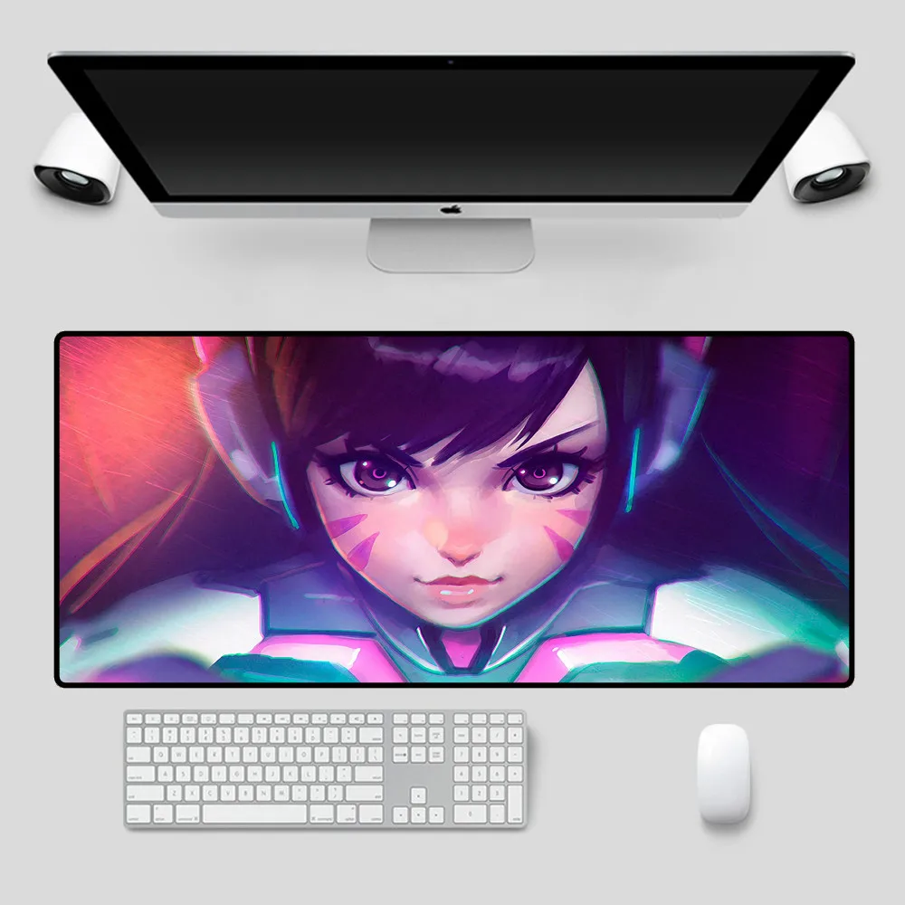 

XGZ Animation Mousepad Friend Girl Large Gaming Mouse Pad Laptop PC Gamer Mouse Pad Desk Locking Mouse Pad 250x290/400x900x2MM